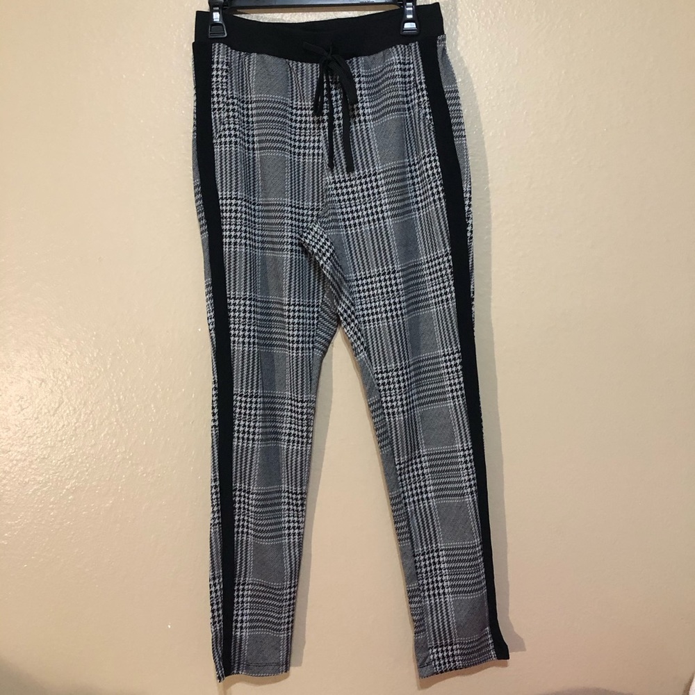 🆕Knit ponte plaid pants 👖